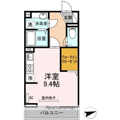 DーROOM新涯の間取り写真