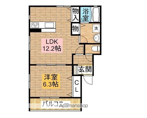 クベールの間取り写真