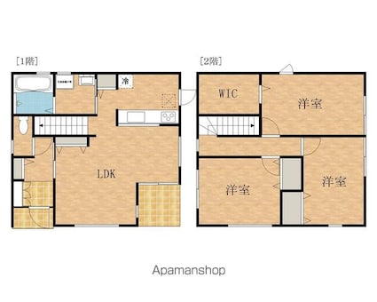 サンモール[3LDK/97.7m2]の間取図