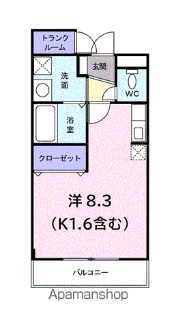 【ローズスクエアの間取り】