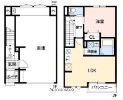 アヴァンティ環八西台[1LDK/73.23m2]の間取図
