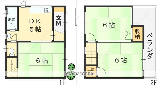 瓢箪山町4−11戸建の間取り写真