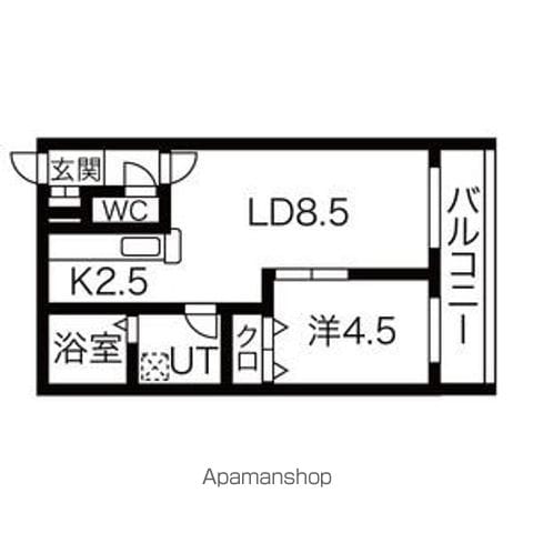 ラパス平岸の間取り写真