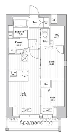 【墨田区向島のマンションの間取り】