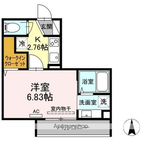 アンジュール綾瀬の間取り写真