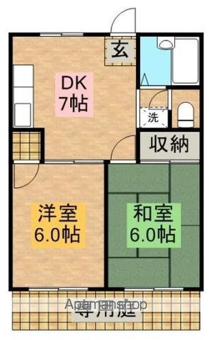 サウスコート川上の間取り写真
