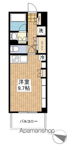 新宿区中落合のマンションの間取り