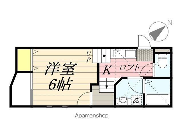 クレオ千早南伍番館の間取り