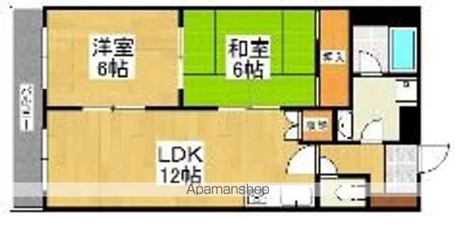 【福岡市博多区月隈のマンションの間取り】