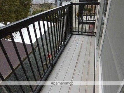 コーポ風林[2K/34.78m2]のバルコニー