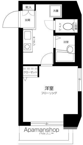 スカイコート高田馬場第五の間取り