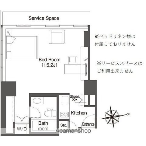 ウエリスアーバン品川タワーの間取り