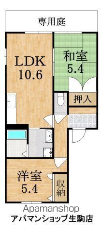 サニーヒル田原Bの間取り写真