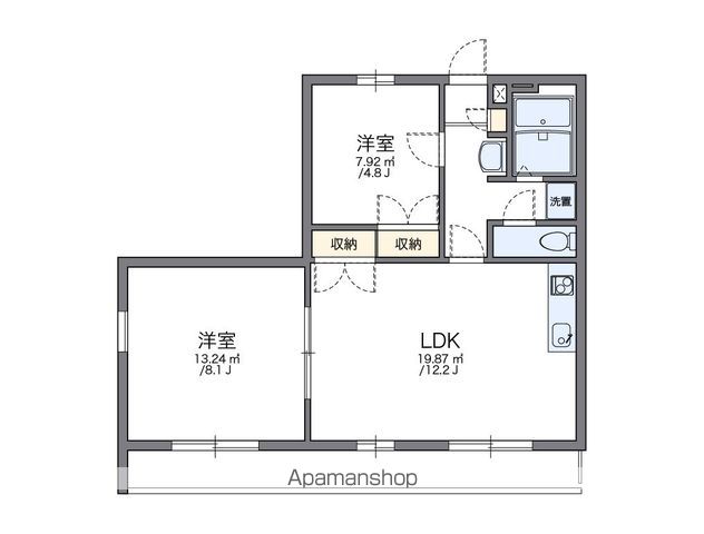 レオパレスFUJIの間取り写真