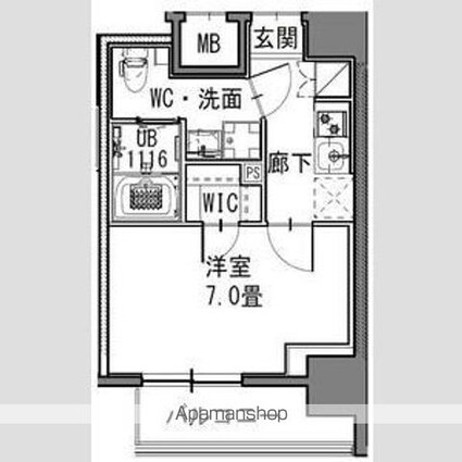 ＳーＲＥＳＩＤＥＮＣＥ新御徒町Ｅａｓｔ[1K/25.34m2]の間取図