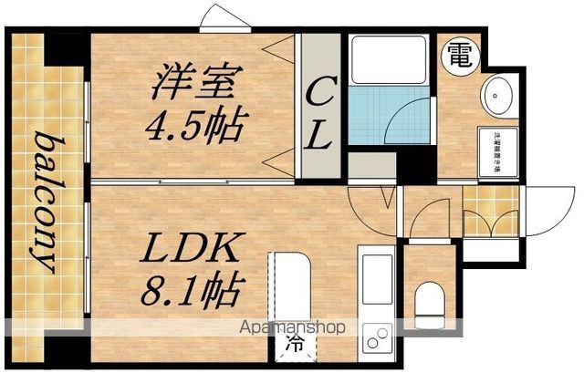 クレジデンス札幌・南4条の間取り写真