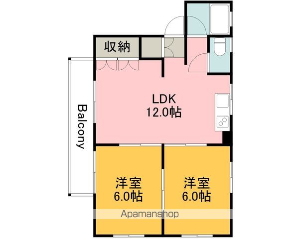 栄能マンションの間取り写真