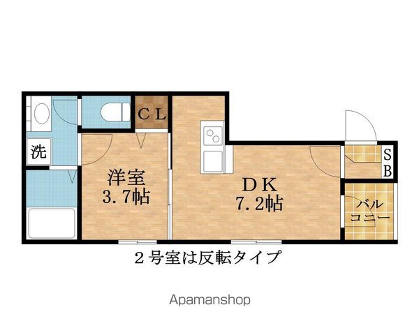 グランデュール新森の間取り写真