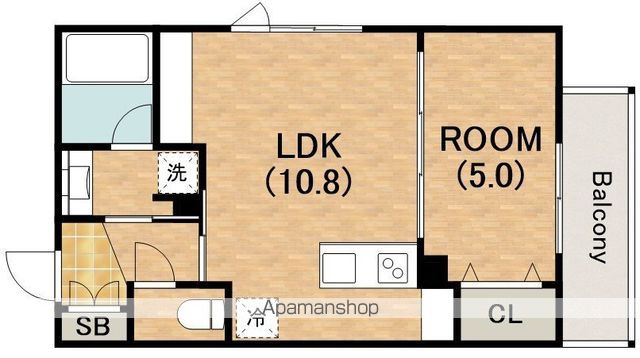 ESTAGEO北田辺の間取り写真