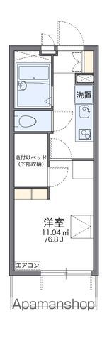 【レオパレスブルーム　スミの間取り】