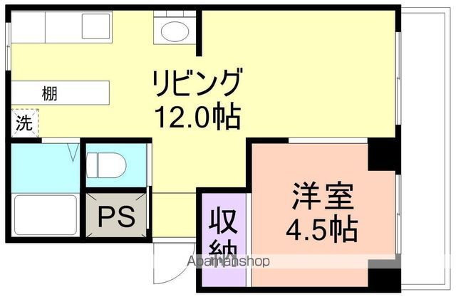 【和歌山市布施屋のマンションの間取り】