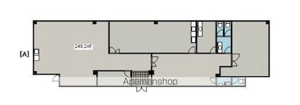 イーストレジデンス大和　テナント[1R/266.3m2]の間取図