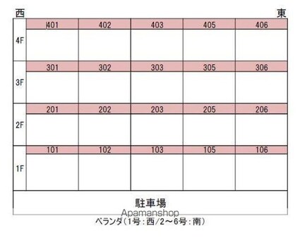 メゾンＫＩＹＡＭＡＣＨＩ[1K/18.78m2]の配置図