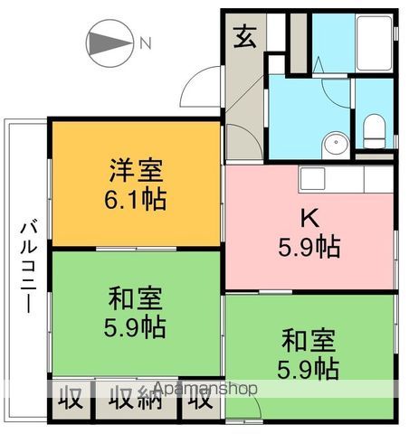 クレセント・トウヨウ　Ａ棟のイメージ