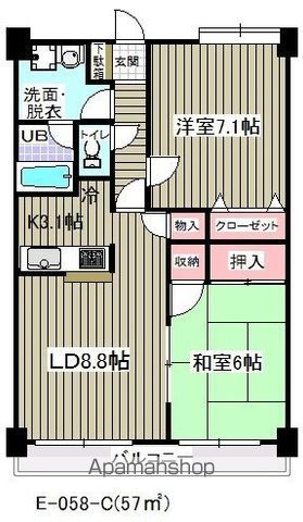 アウラ10の間取り写真
