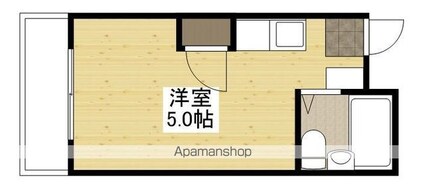 コーポマルニ[1R/16.12m2]の間取図
