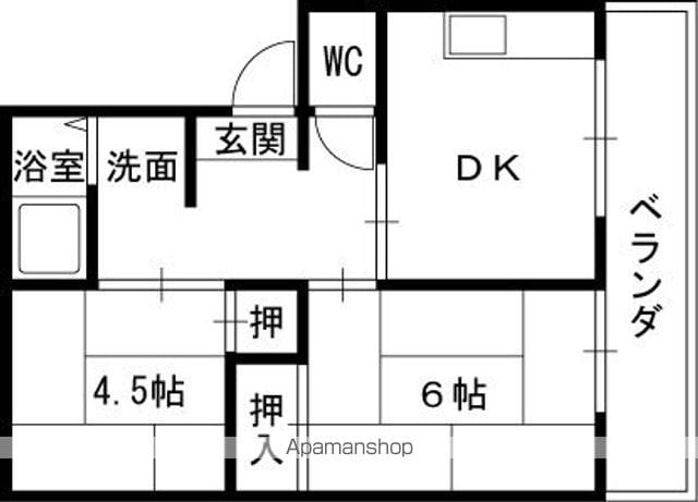 KNハイツの間取り写真