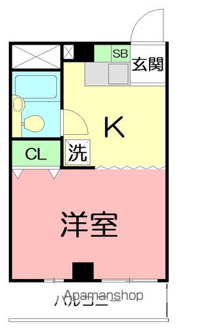 アベニール伊勢原の間取り写真