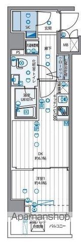 パティーナ住吉の間取り