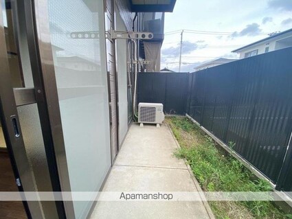 フォブールタウン成合Ｂ棟[2DK/44.72m2]のバルコニー