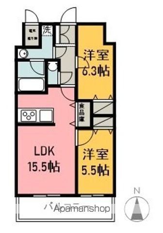 ブライムタワー古川の間取り写真