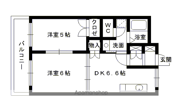 グリーン・ビュー大池の間取り