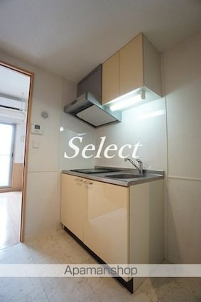 神奈川県横浜市港南区港南中央通[1K/25.37m2]のキッチン