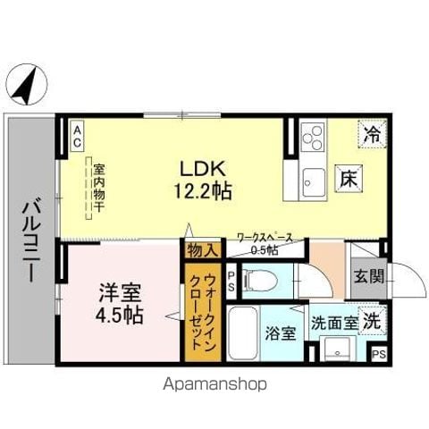 アザレア Cの間取り写真