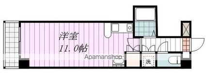 ベルメゾン市坪[1R/27.2m2]の間取図