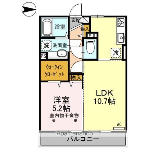 エメラルドグリーンの間取り写真