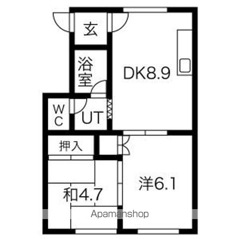 メゾン北都の間取り写真
