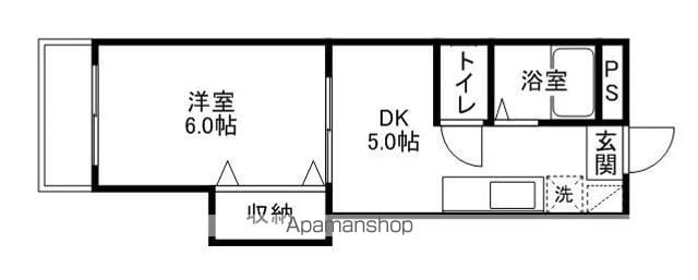 下伊福かわいマンションの間取り写真