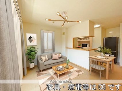 シャトル[2LDK/64.86m2]のリビング・居間