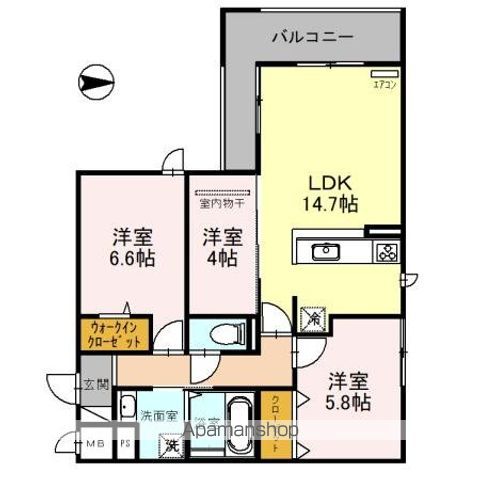 CLIVIA DEUXの間取り写真