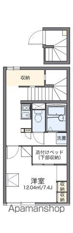 レオパレスエグランティーヌの間取り写真