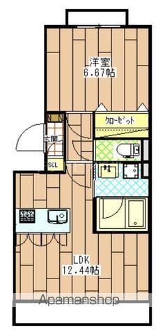 コンフォールメゾン西浅田 203 ｜ 静岡県浜松市中央区西浅田１丁目6-7（賃貸マンション1LDK・2階・42.60㎡） その2