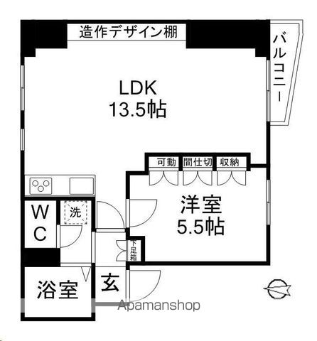 マンションらいらっくの間取り写真