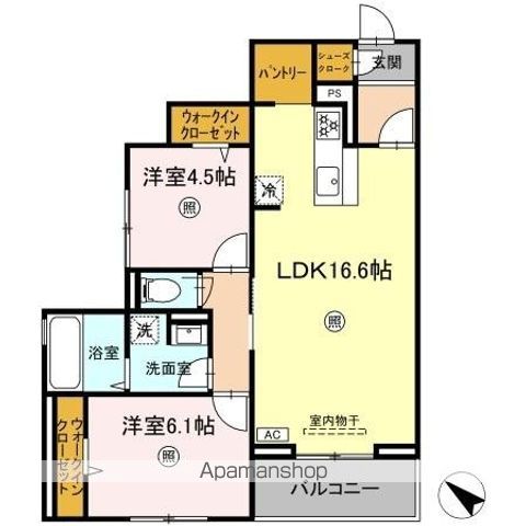 【（仮称）板付ＨＹ　ＤーＲＯＯＭ工事の間取り】