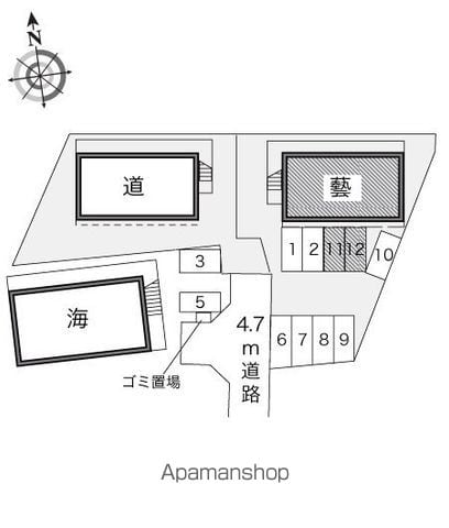 レオパレス藝 103 ｜ 神奈川県茅ヶ崎市中島866-1（賃貸アパート1K・1階・19.87㎡） その16