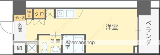 エスリード御堂筋梅田の間取り写真